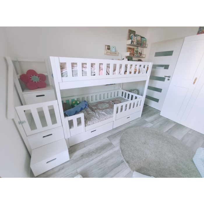 Wit stapelbed met trap Rotterdam